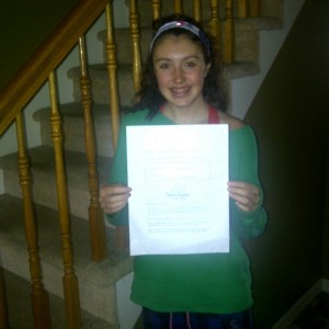 A Report Card With Straight A’s!!!